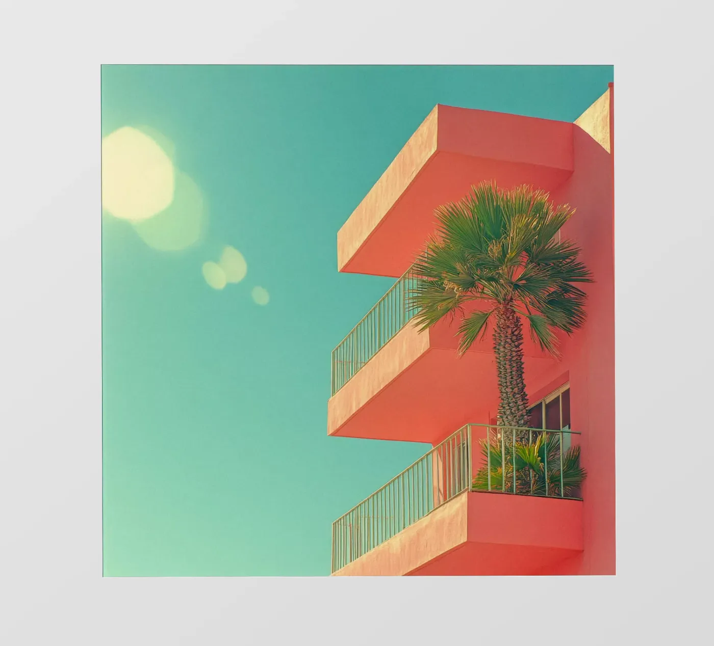 59 fotobehang van Pink California | Affiches & Posters