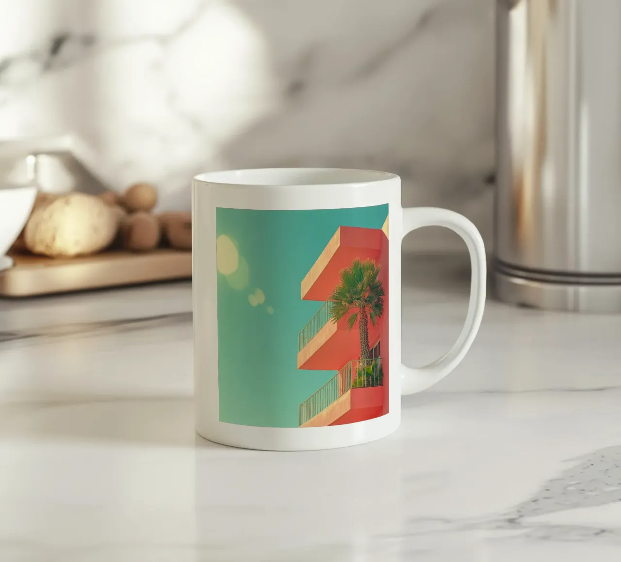 59 tazza in ceramica da Pink California | Affiches & Posters