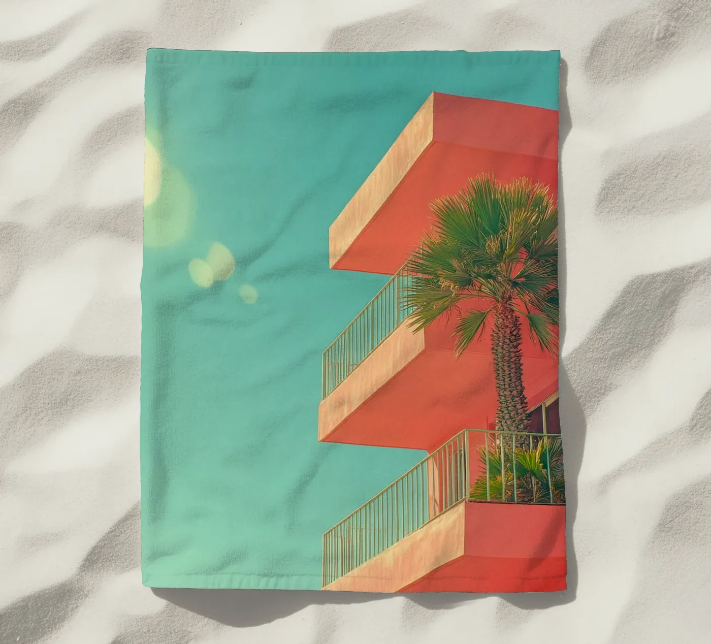 59 strandhanddoek van Pink California | Affiches & Posters