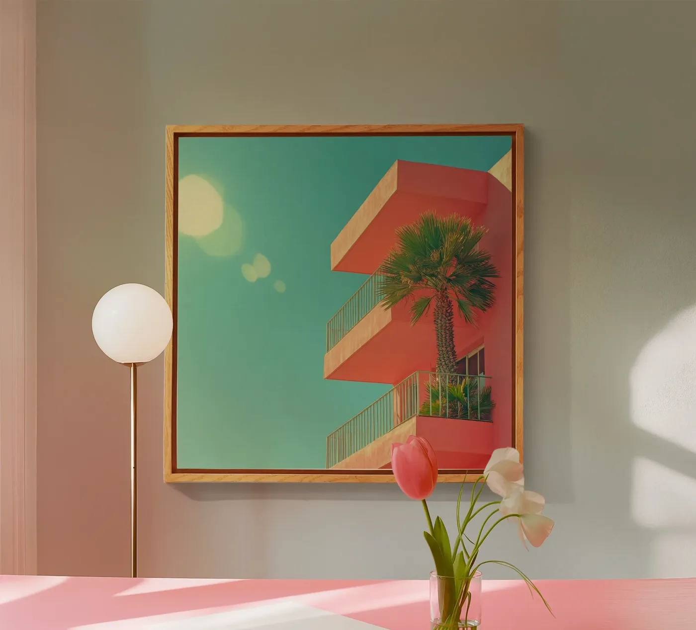 59 plexiglas de Pink California | Affiches & Posters
