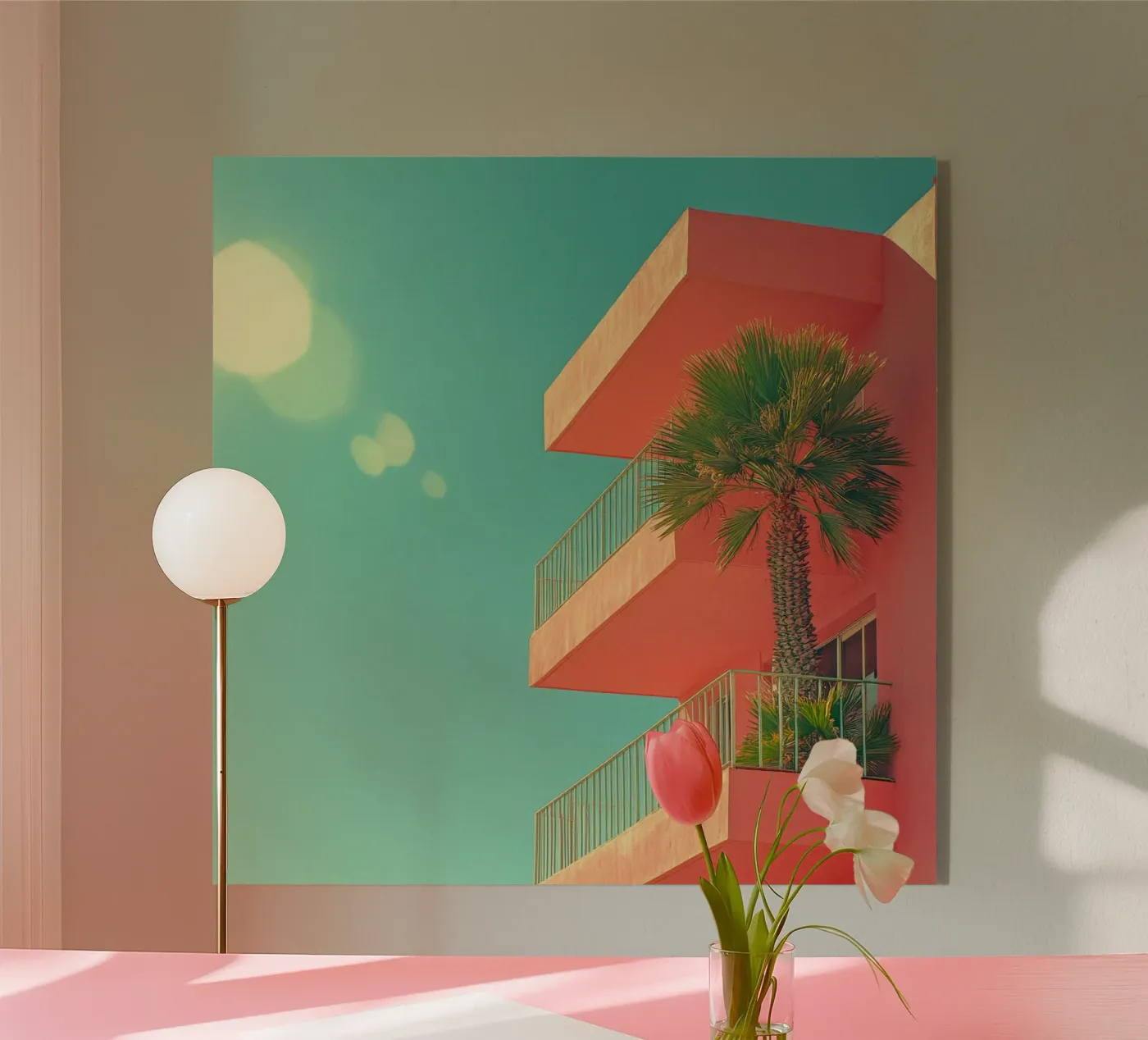 59 plexiglas de Pink California | Affiches & Posters