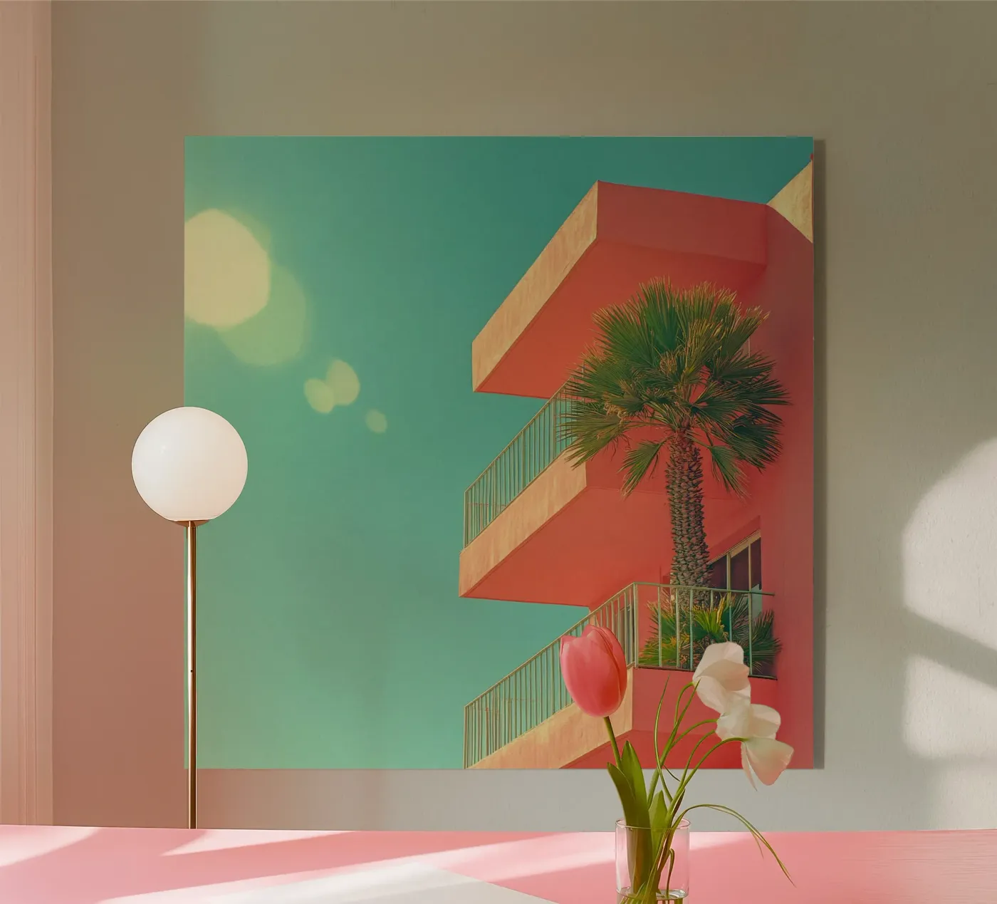 59 plexiglas de Pink California | Affiches & Posters