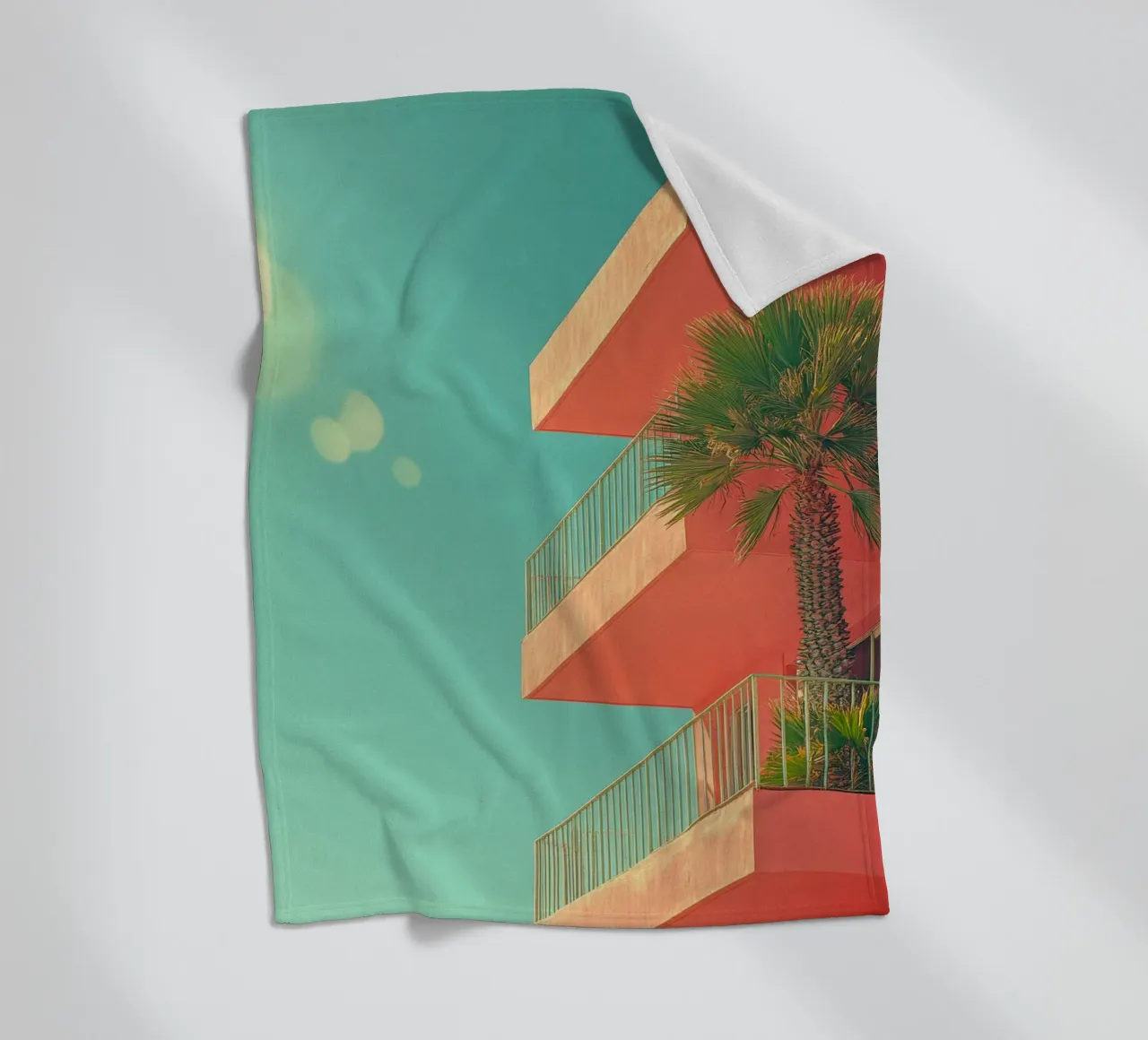 59 fleecedeken van Pink California | Affiches & Posters