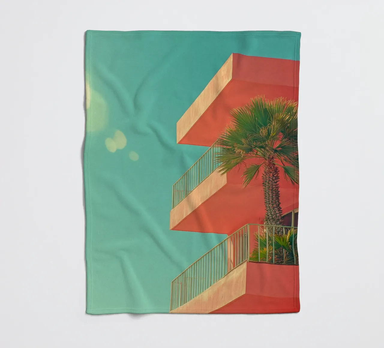 59 fleecedeken van Pink California | Affiches & Posters