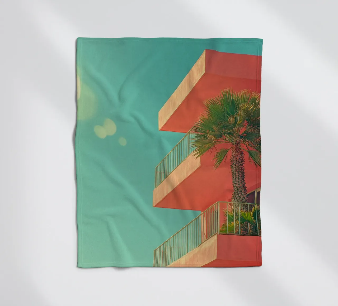 59 fleecedeken van Pink California | Affiches & Posters