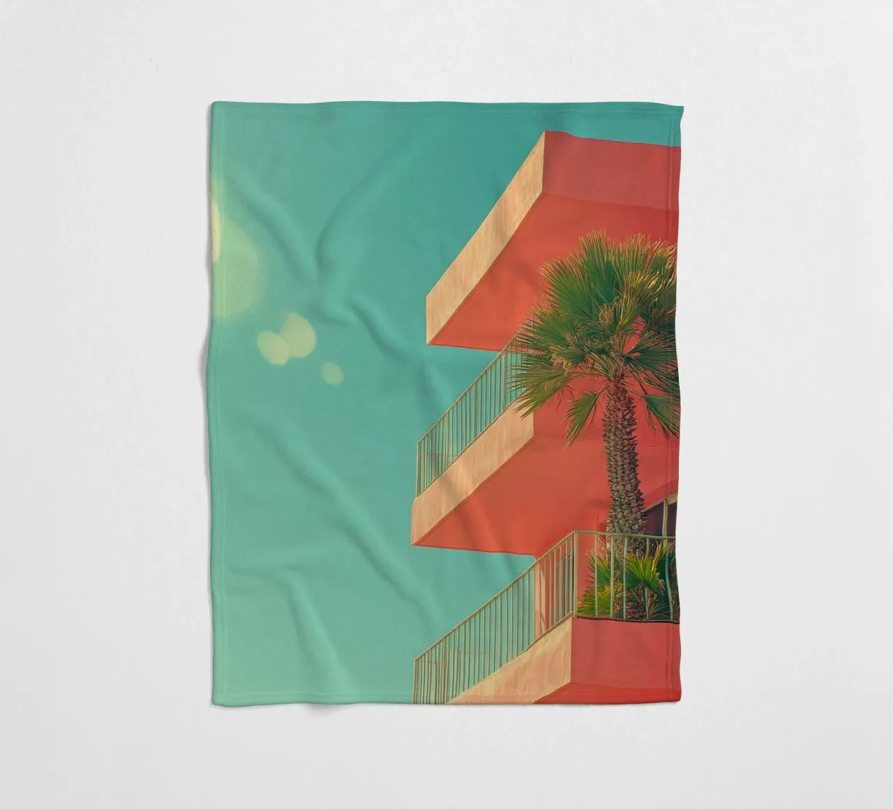 59 fleecedeken van Pink California | Affiches & Posters