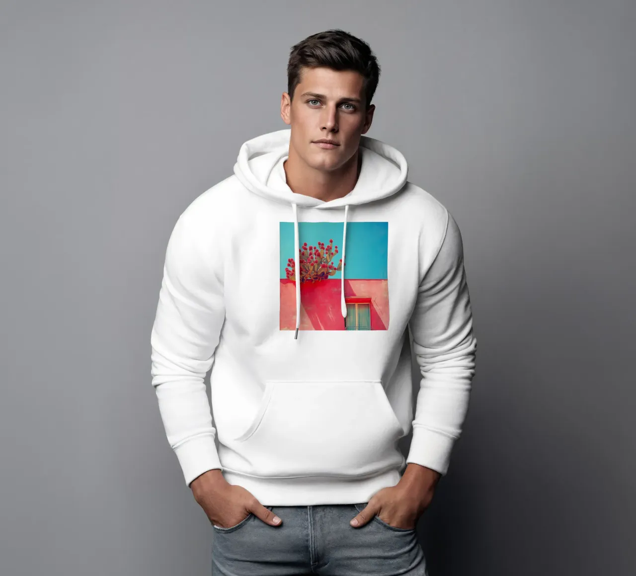 60 felpa con cappuccio da Pink California | Affiches & Posters