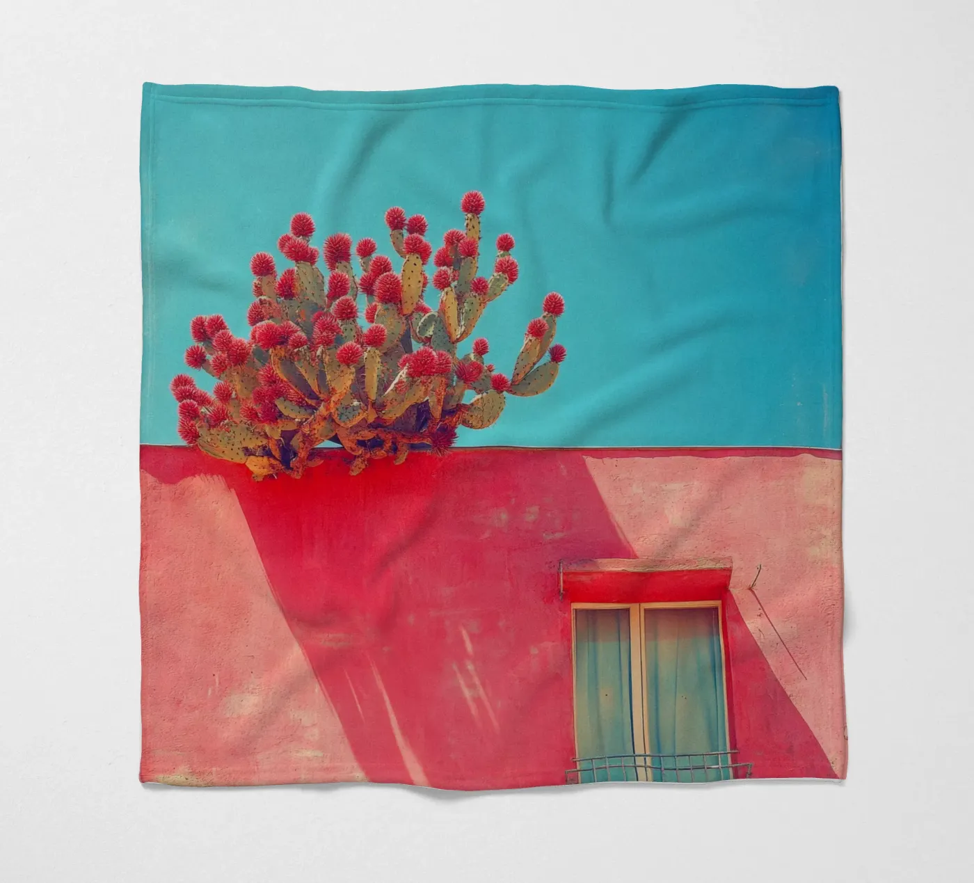 60 fleecedeken van Pink California | Affiches & Posters