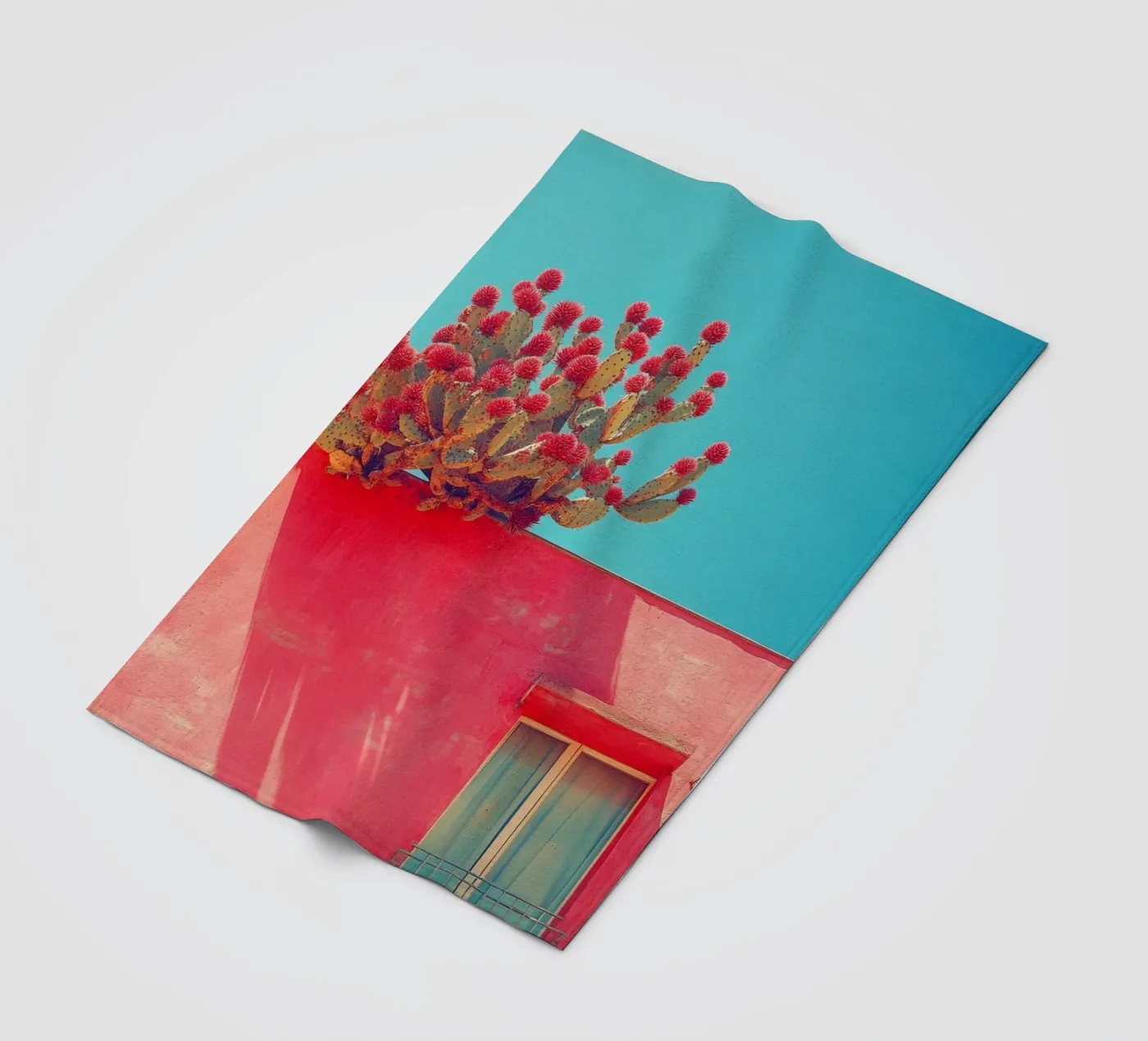 60 fleecedeken van Pink California | Affiches & Posters