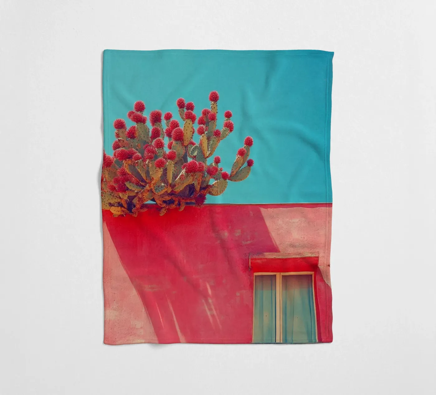 60 fleecedeken van Pink California | Affiches & Posters