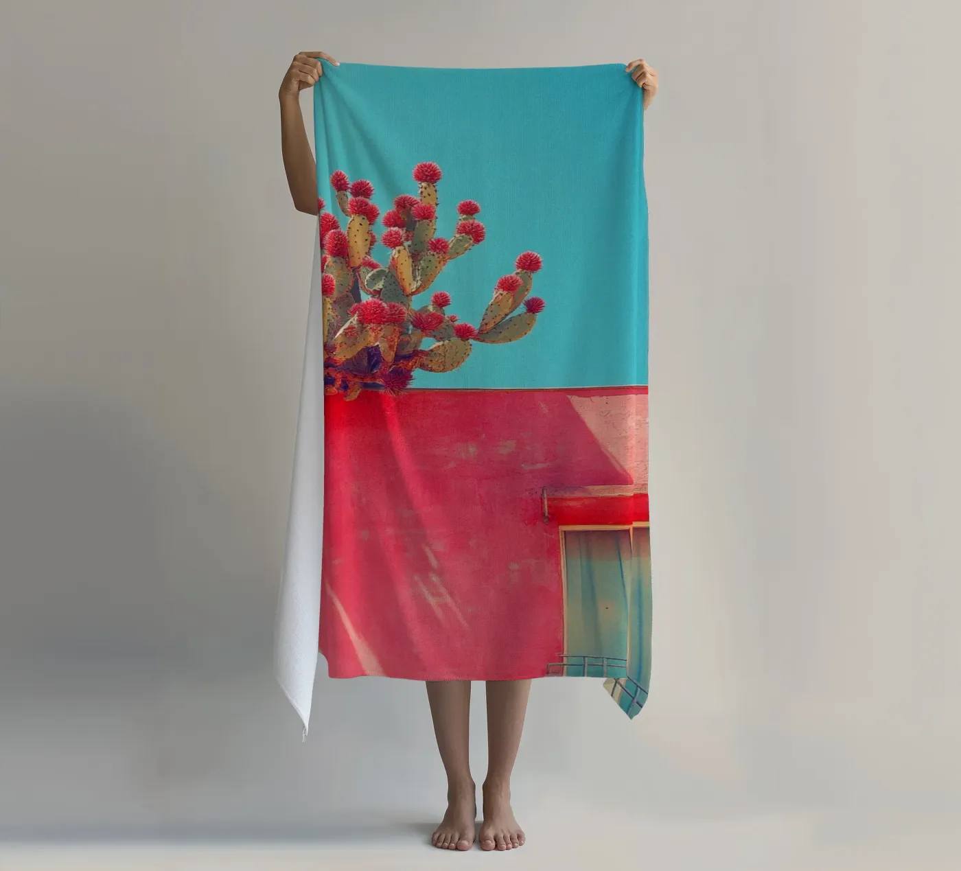 60 strandhanddoek van Pink California | Affiches & Posters