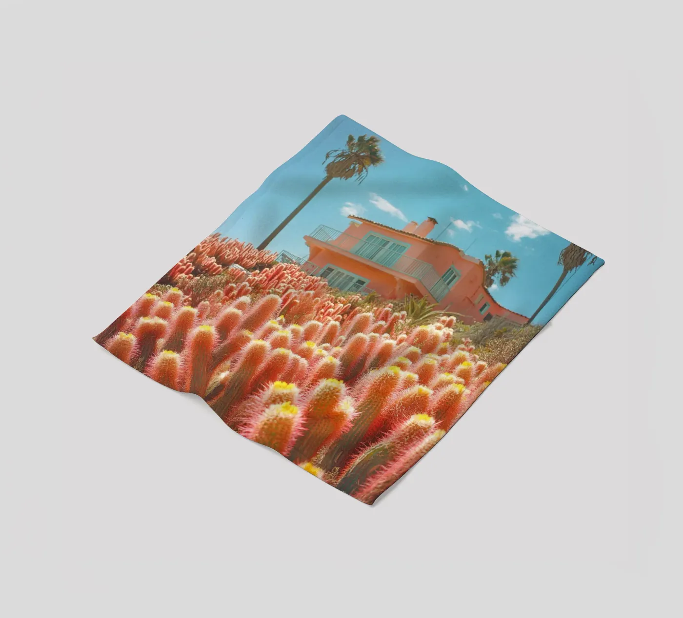 61 fleecedeken van Pink California | Affiches & Posters
