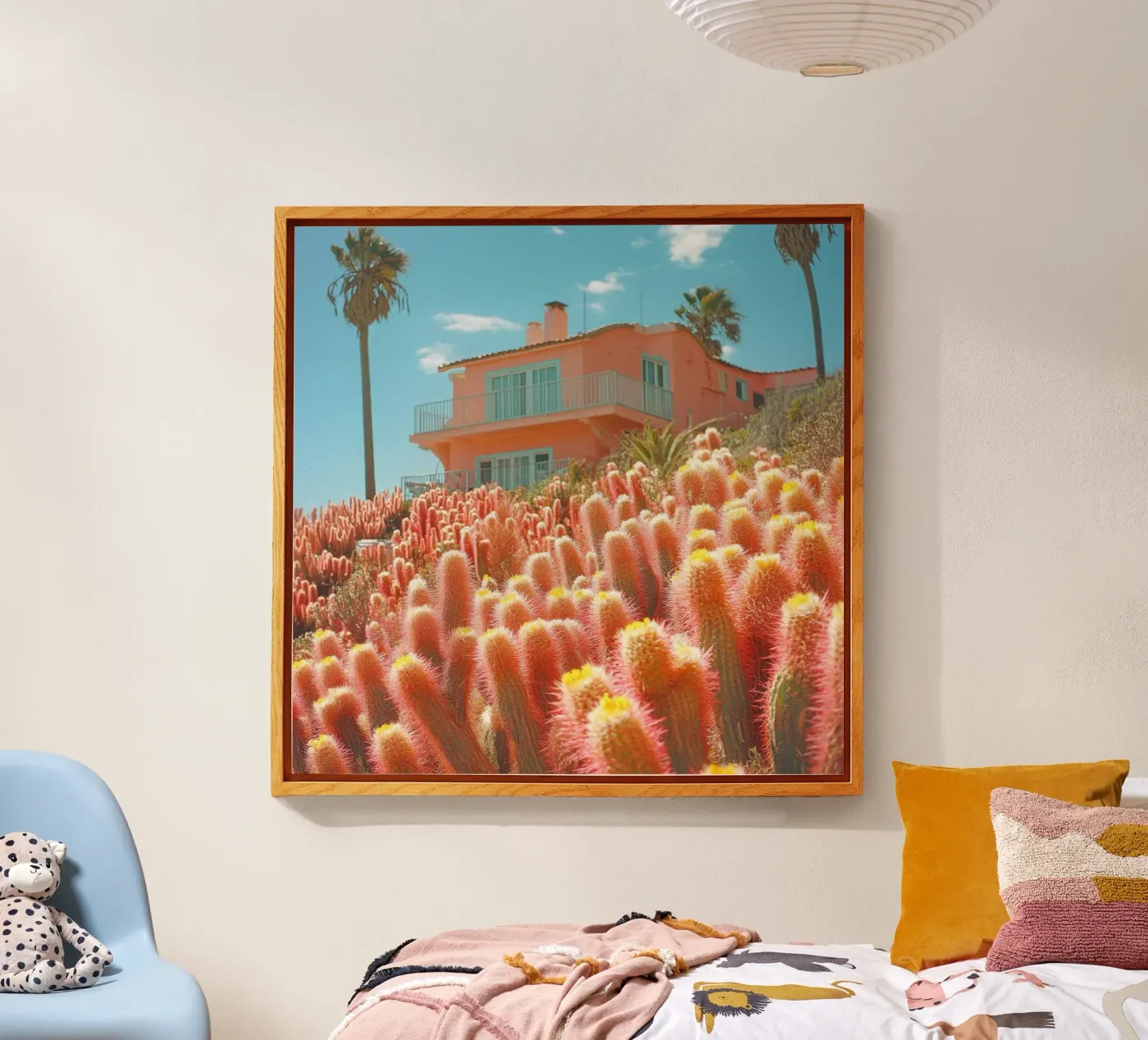 61 acryl van Pink California | Affiches & Posters