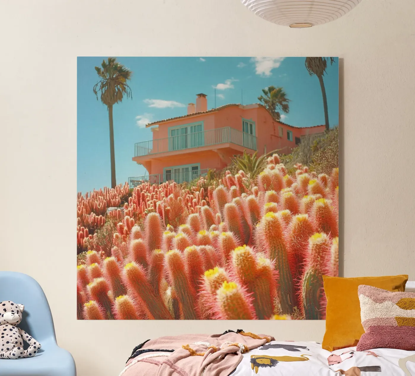 61 acryl van Pink California | Affiches & Posters