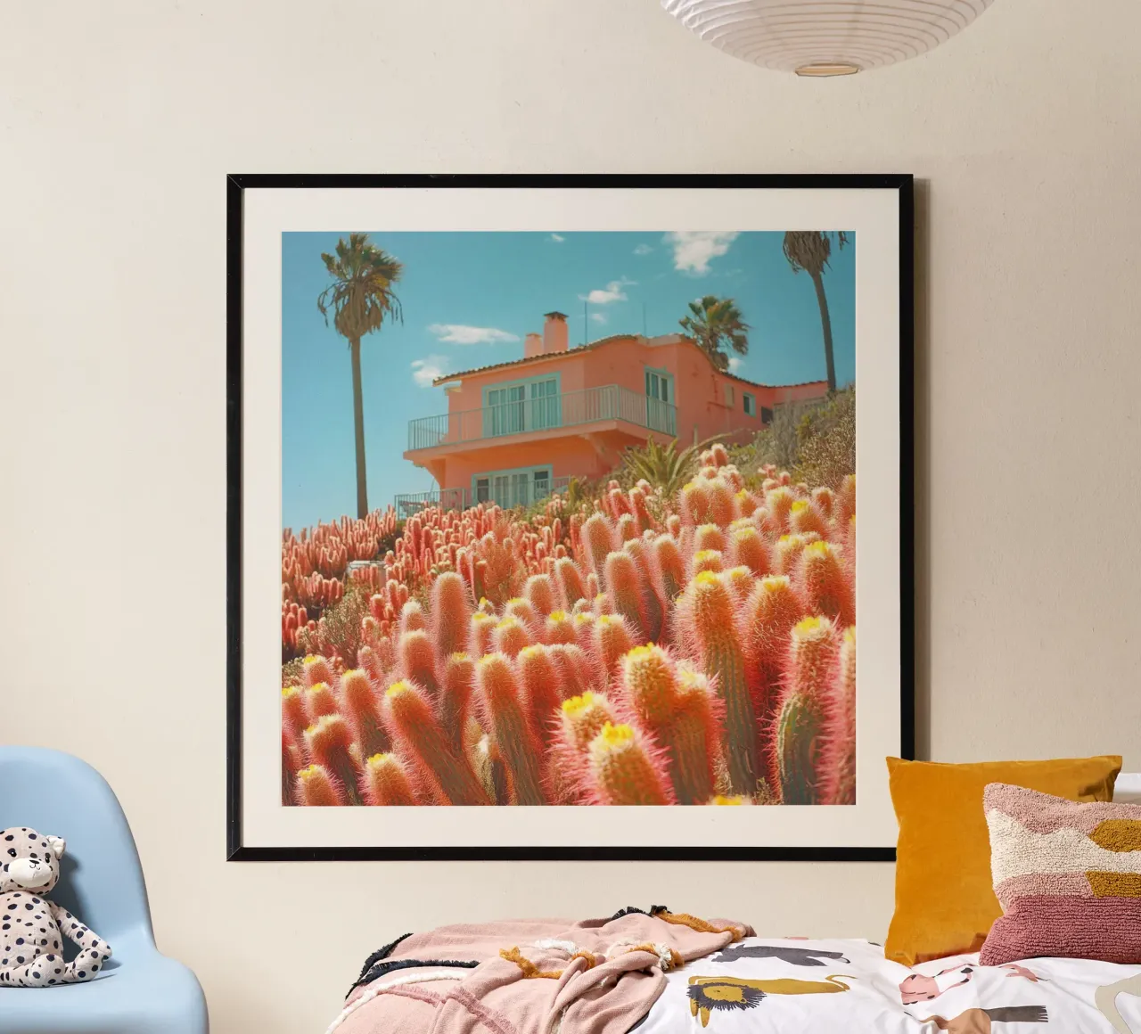61 carta hahnemühle da Pink California | Affiches & Posters