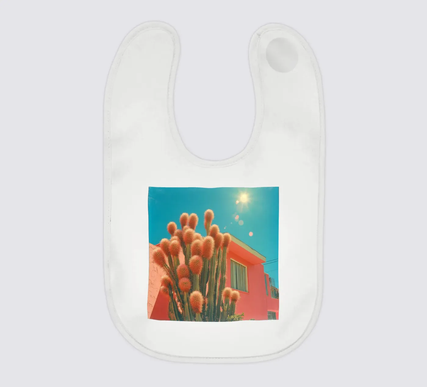 63 baby slabbetje van Pink California | Affiches & Posters