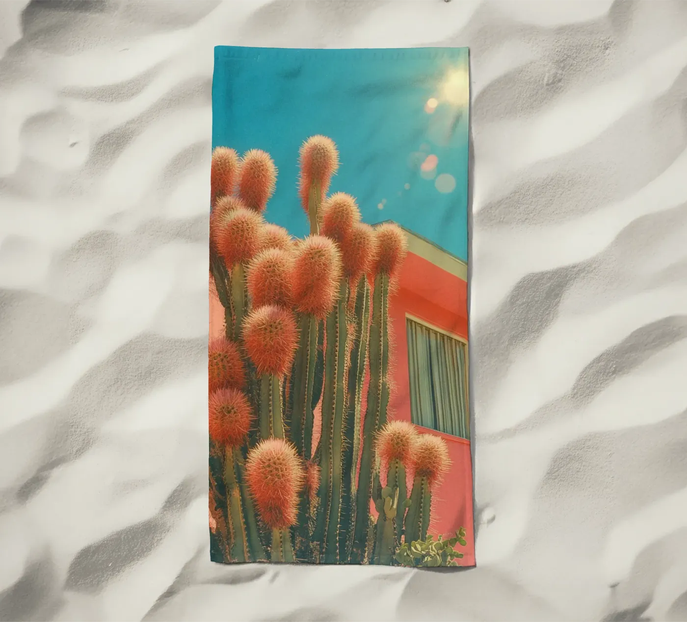 63 serviette de plage de Pink California | Affiches & Posters