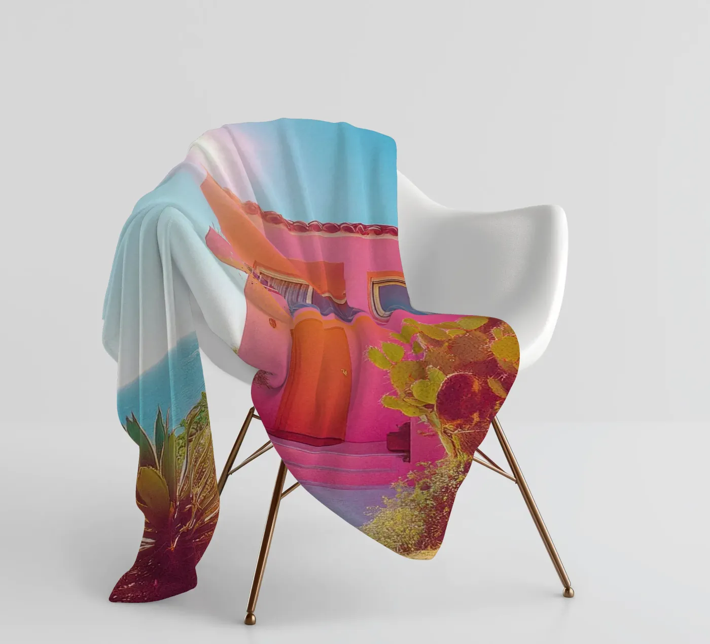 64 Fleecedecke von Pink California | Affiches & Posters