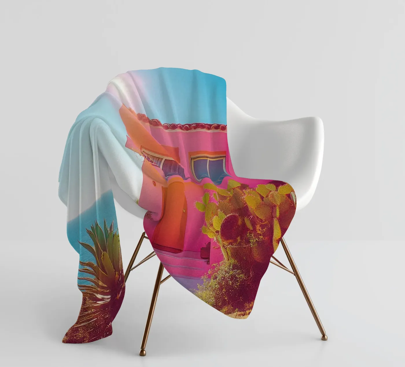 64 Fleecedecke von Pink California | Affiches & Posters