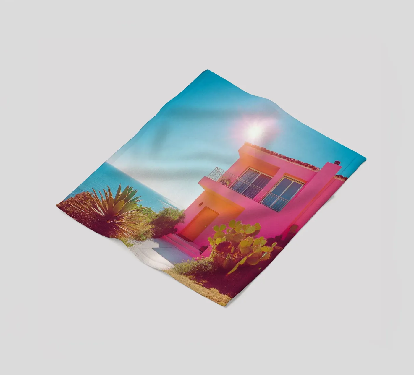 64 Fleecedecke von Pink California | Affiches & Posters