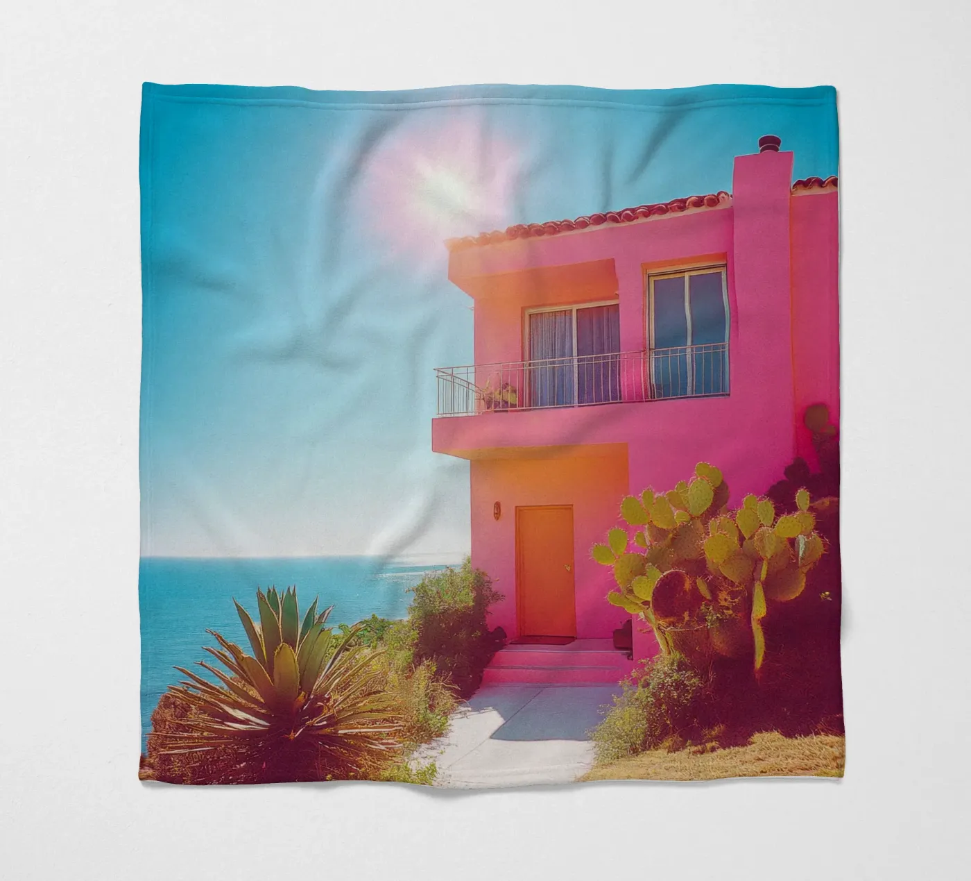 64 Fleecedecke von Pink California | Affiches & Posters