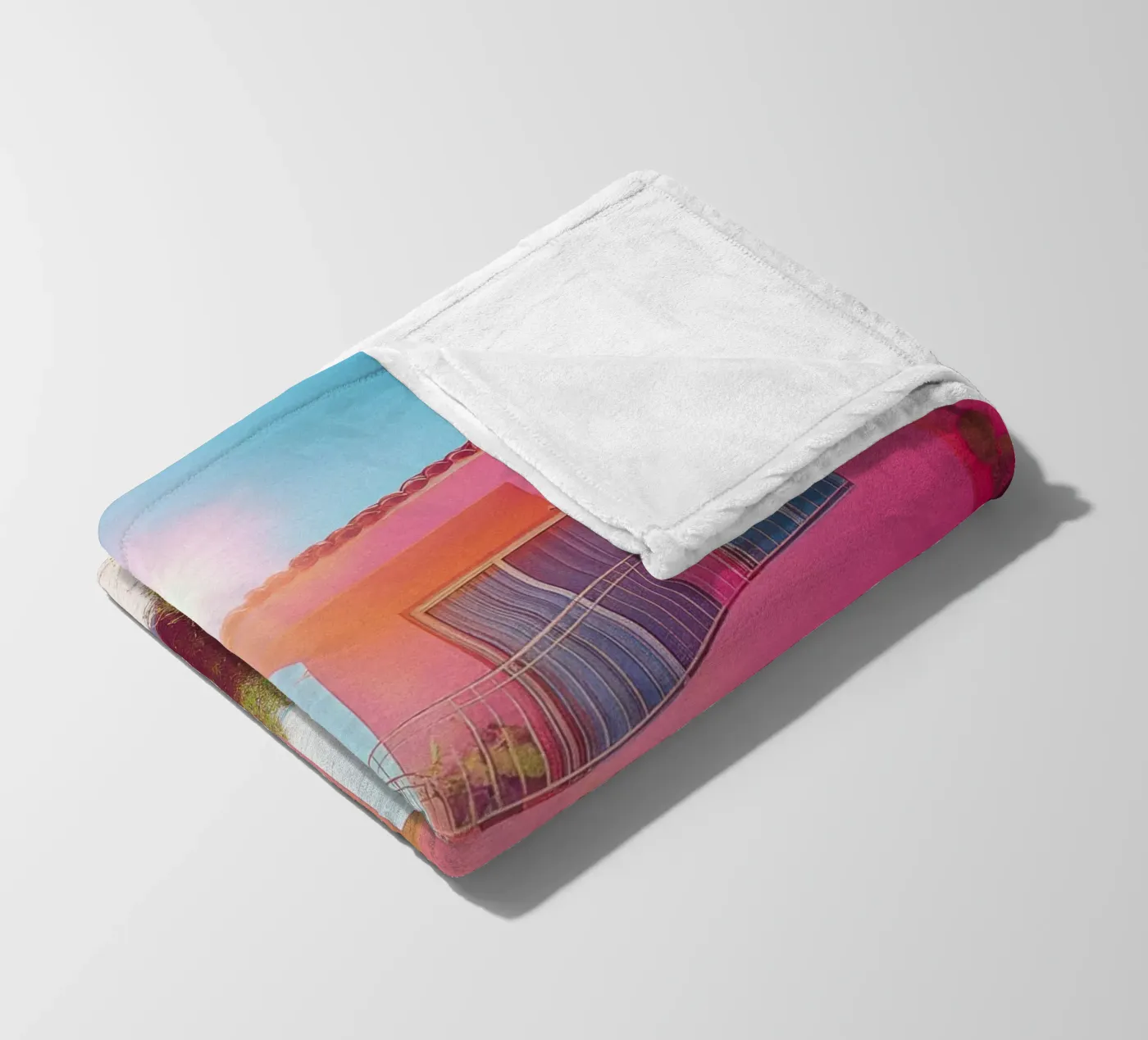 64 Fleecedecke von Pink California | Affiches & Posters