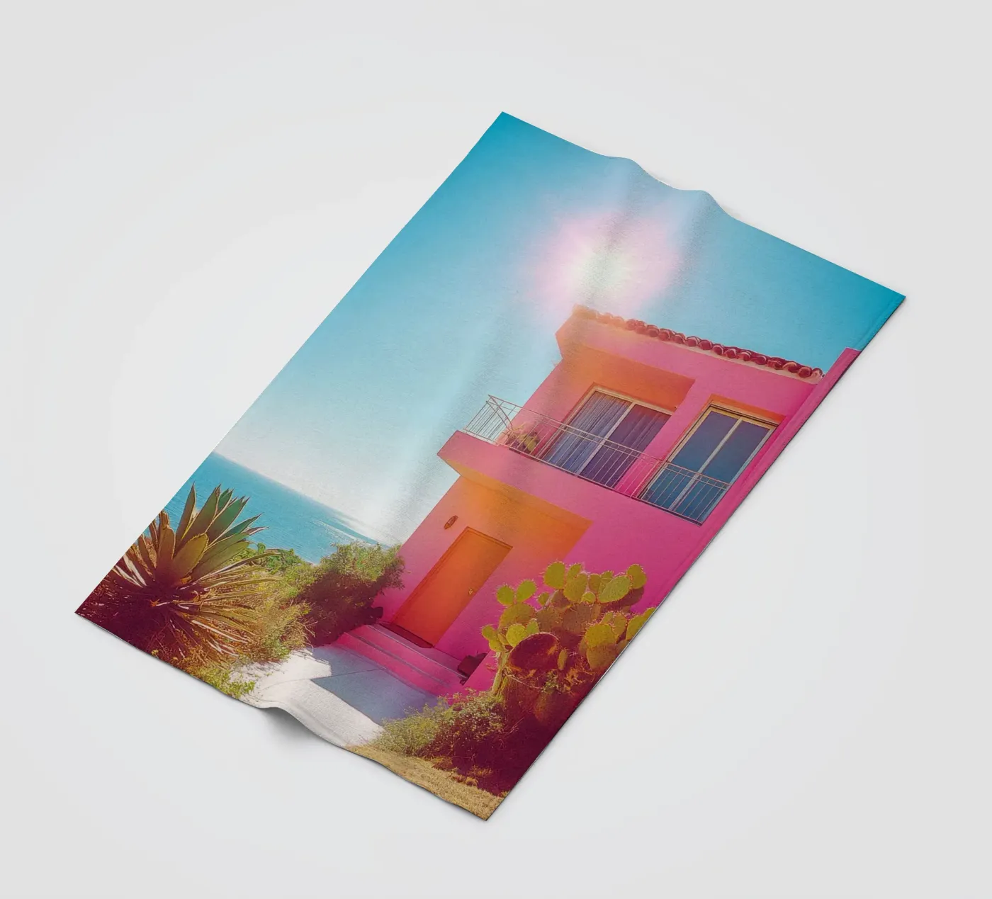 64 Fleecedecke von Pink California | Affiches & Posters