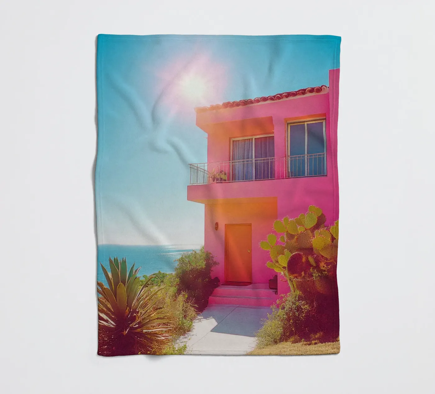 64 Fleecedecke von Pink California | Affiches & Posters
