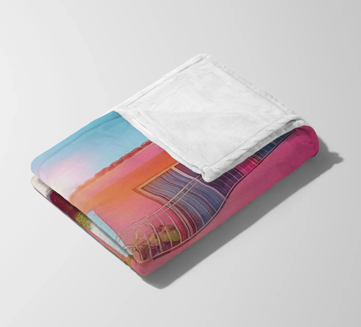 64 Fleecedecke von Pink California | Affiches & Posters