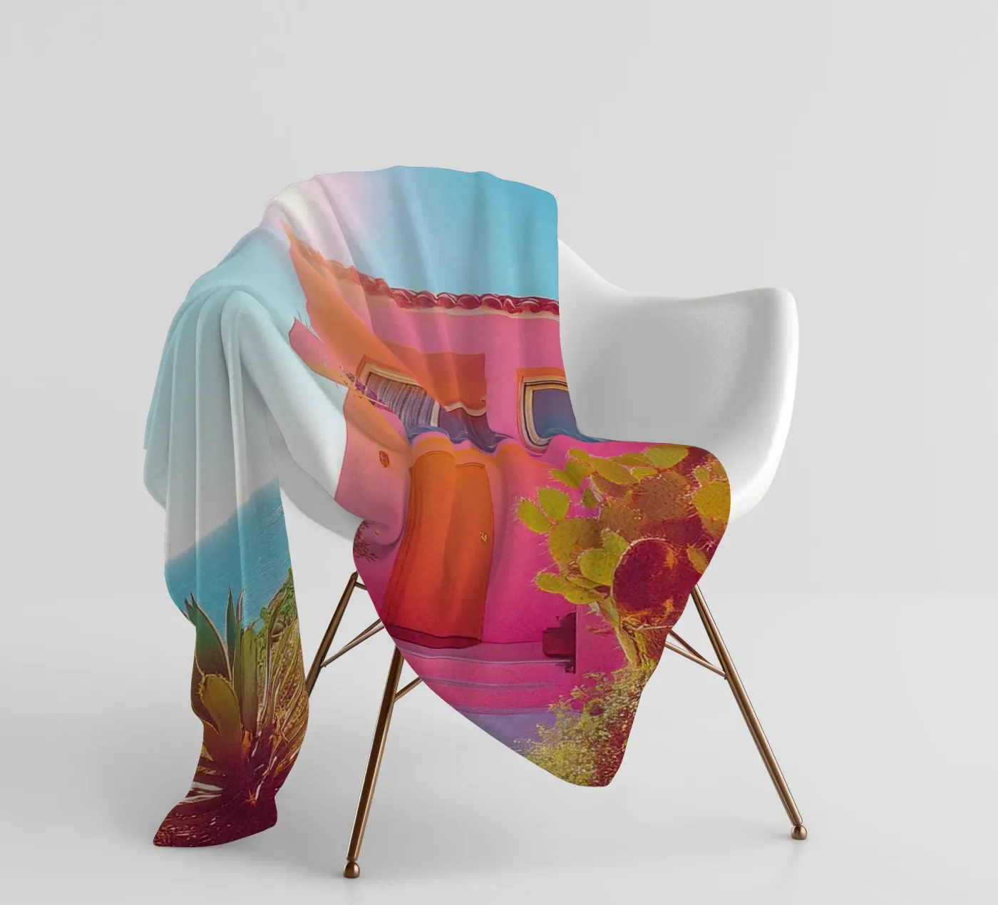 64 Fleecedecke von Pink California | Affiches & Posters