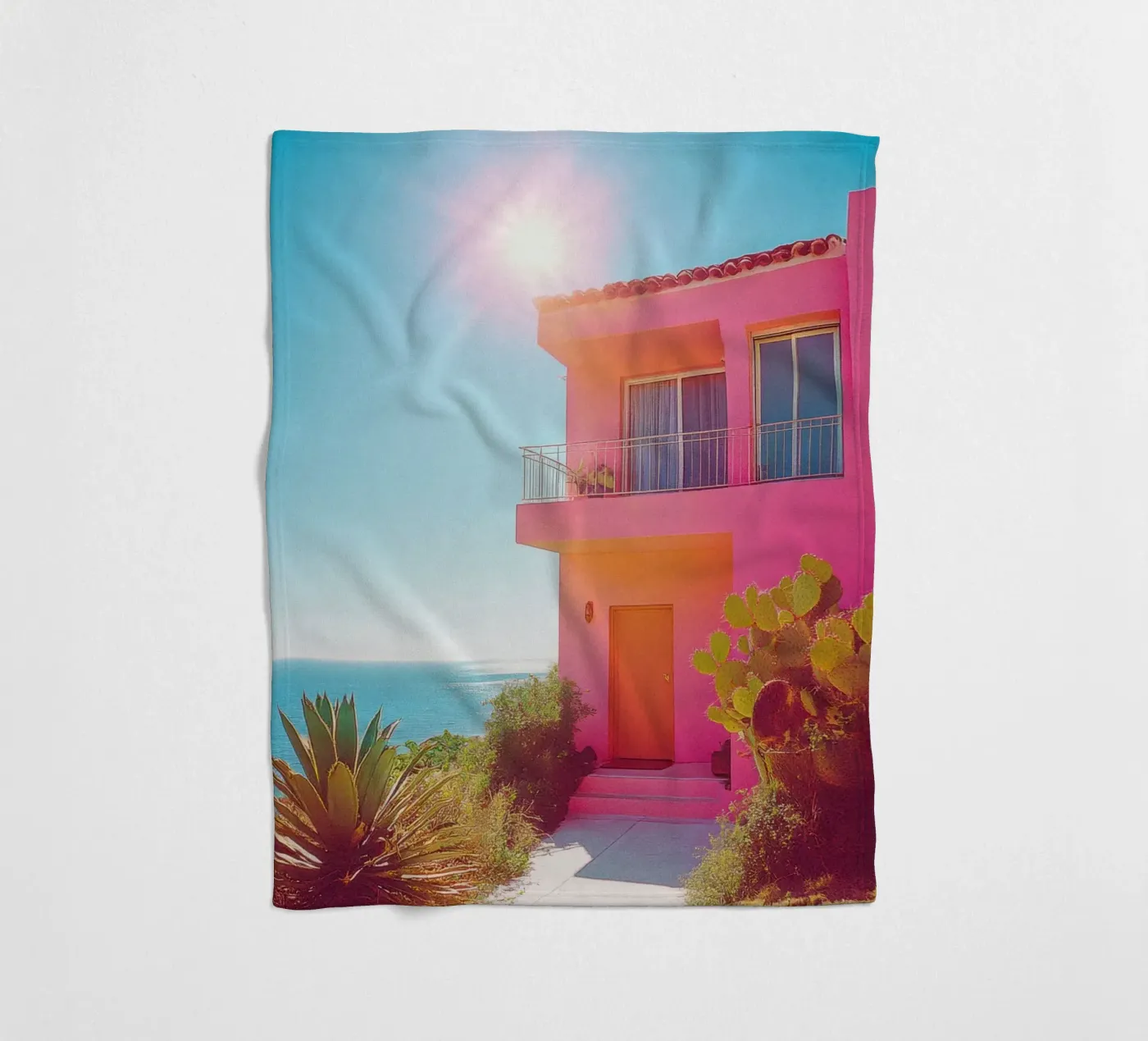 64 Fleecedecke von Pink California | Affiches & Posters