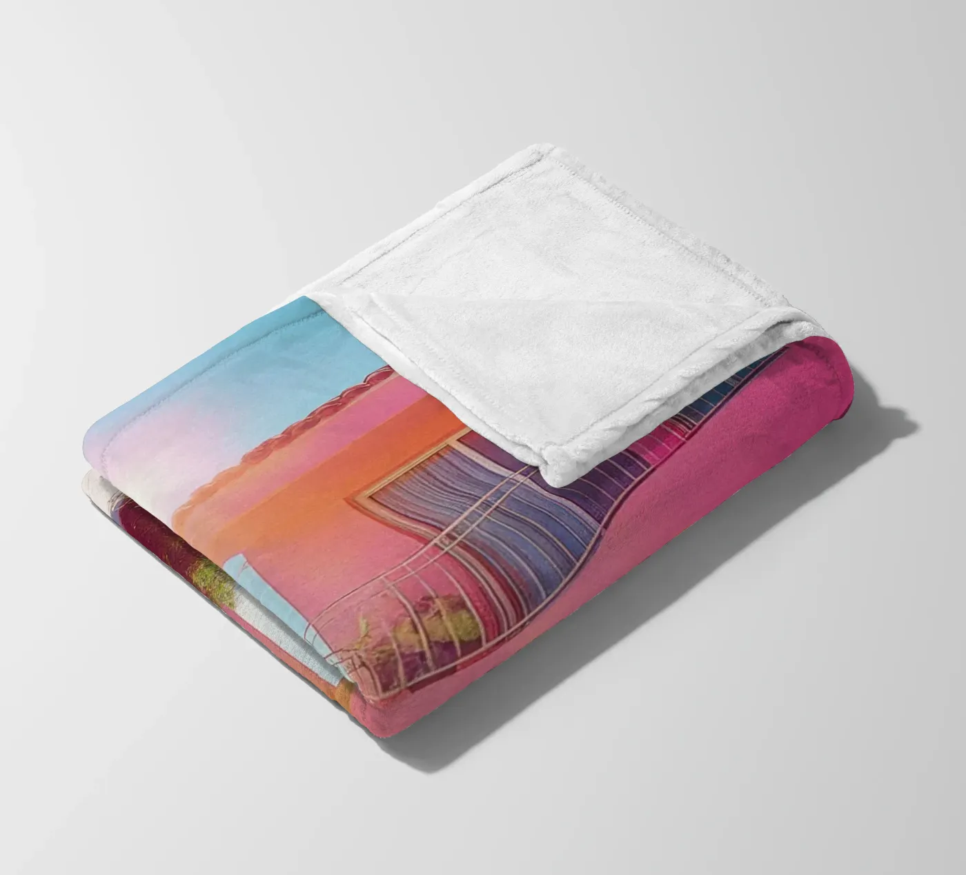 64 Fleecedecke von Pink California | Affiches & Posters