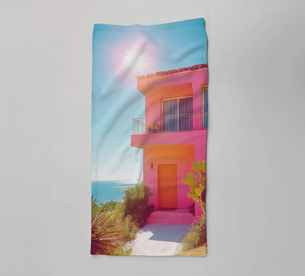 64 asciugamano da bagno da Pink California | Affiches & Posters