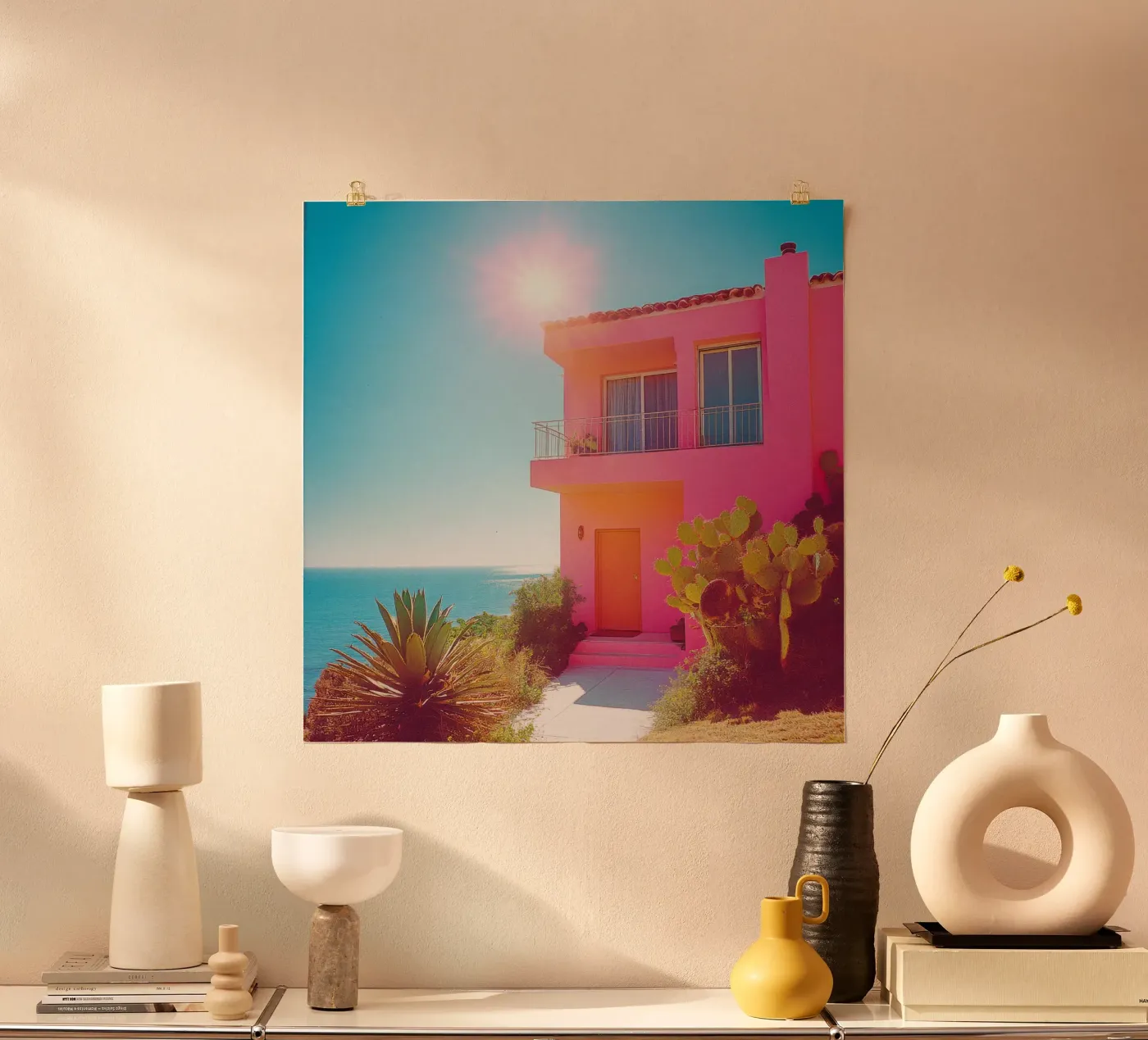 64 poster van Pink California | Affiches & Posters