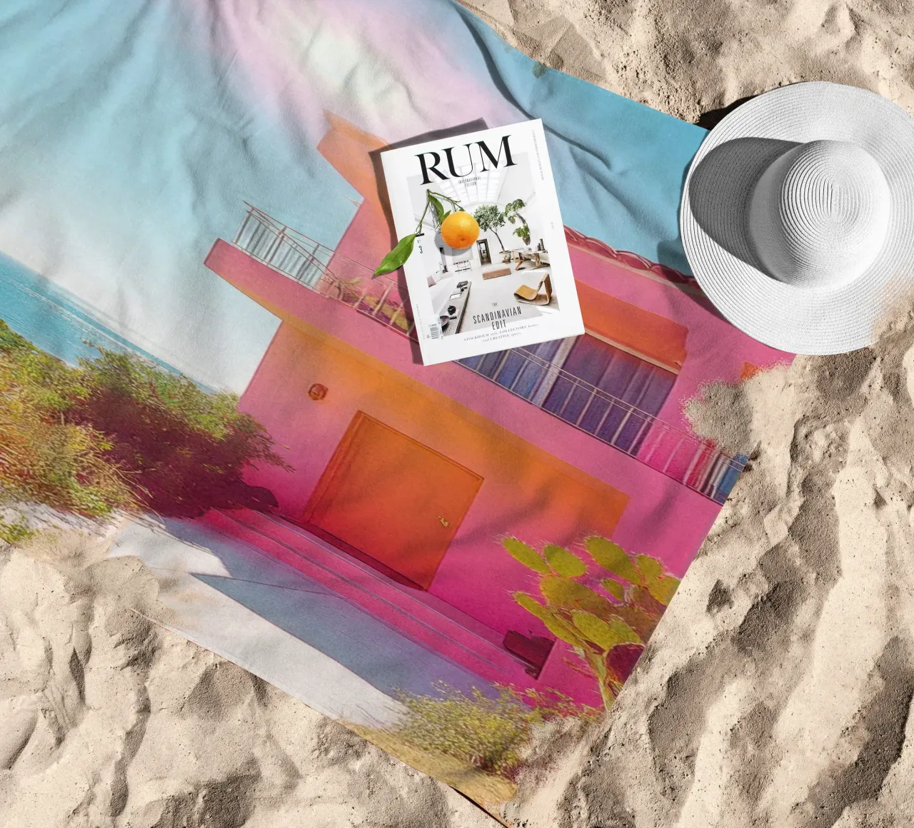 64 telo mare da Pink California | Affiches & Posters