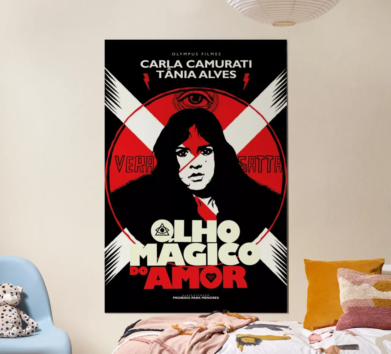 Olho Magico do Amor poster con telaio in legno da Butcher Billy