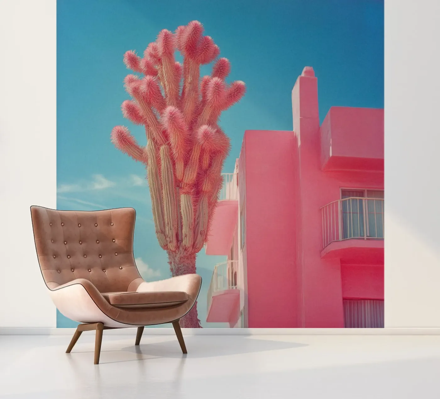65 fotobehang van Pink California | Affiches & Posters