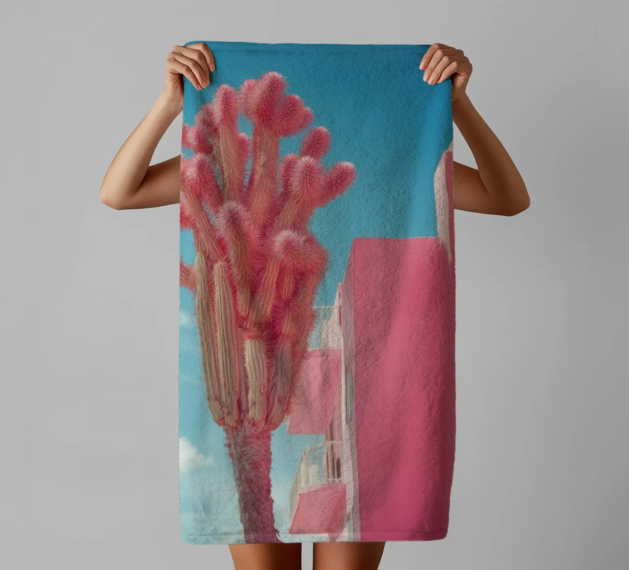 65 asciugamano da bagno da Pink California | Affiches & Posters