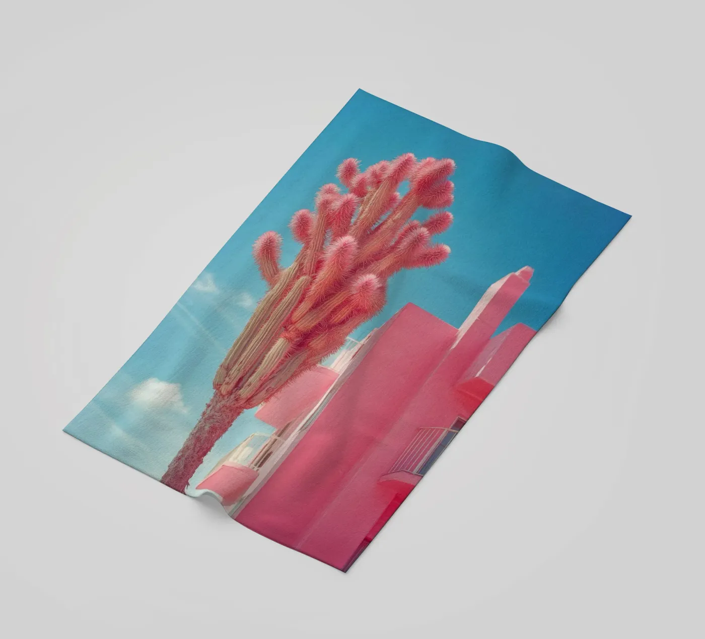 65 strandhanddoek van Pink California | Affiches & Posters