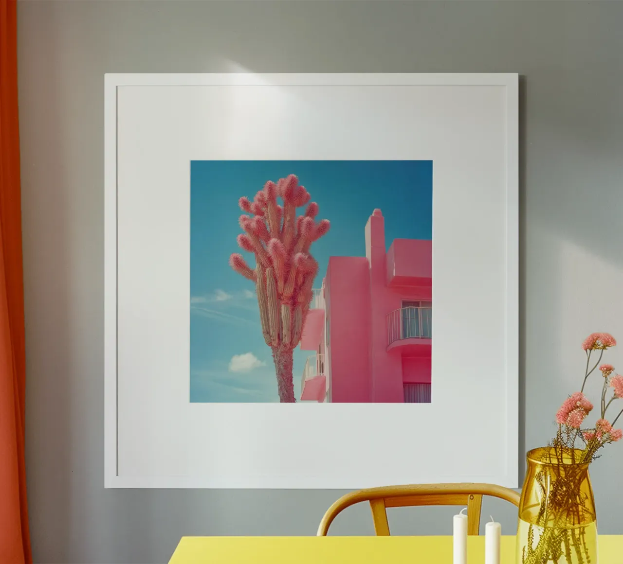 65 carta hahnemühle da Pink California | Affiches & Posters