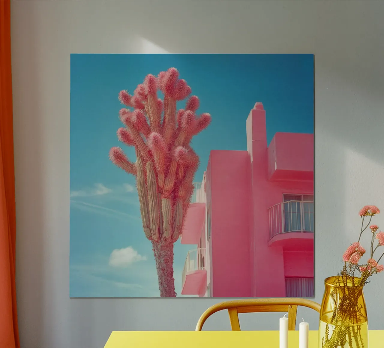 65 carta hahnemühle da Pink California | Affiches & Posters