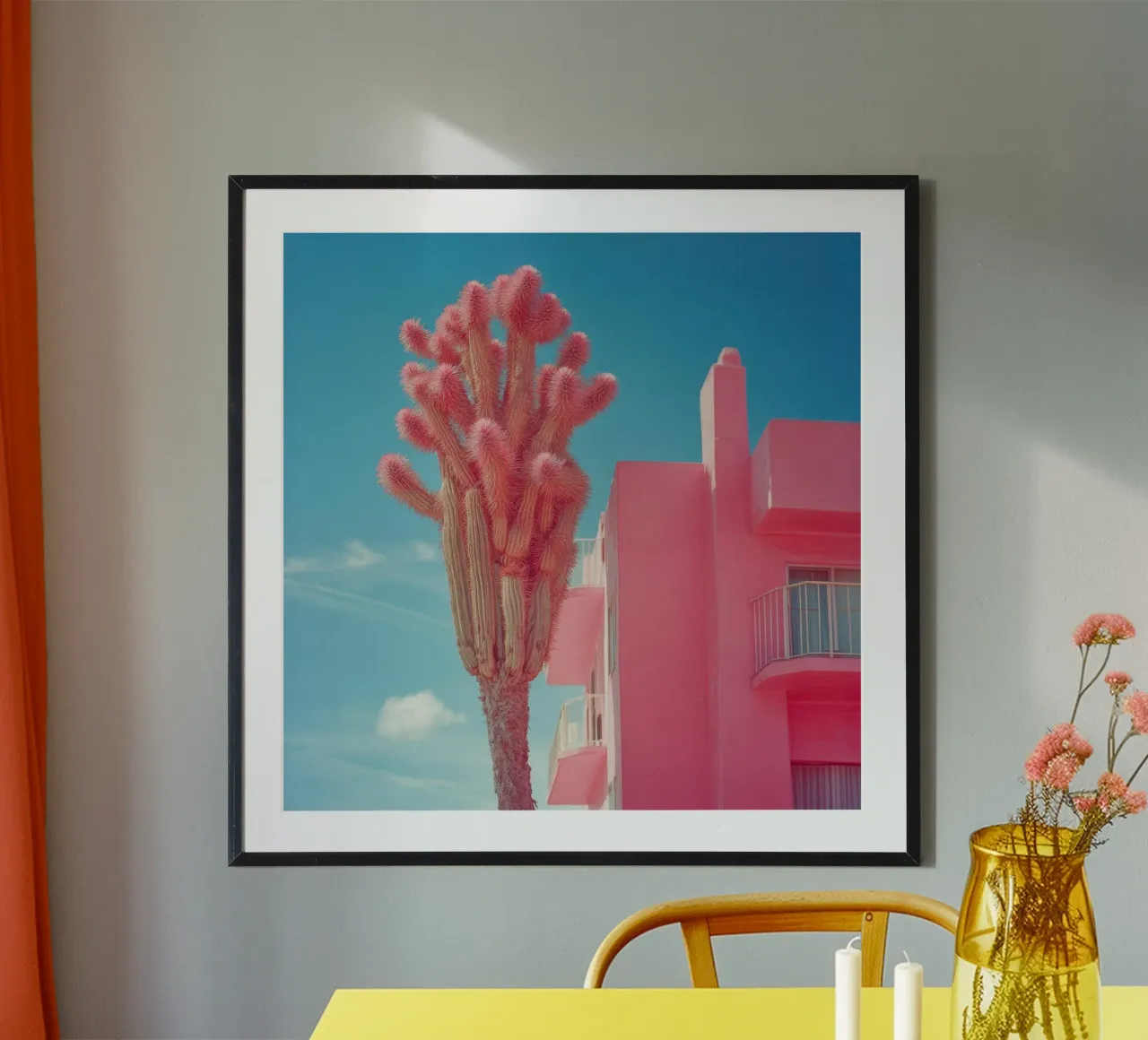 65 carta hahnemühle da Pink California | Affiches & Posters