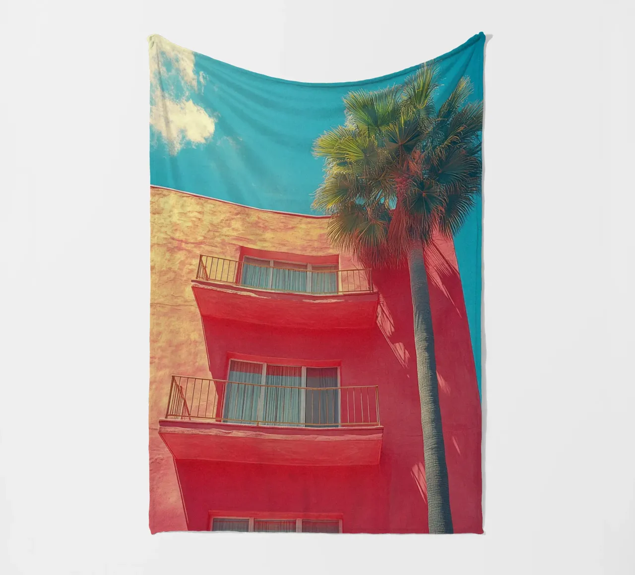 66 Fleecedecke von Pink California | Affiches & Posters