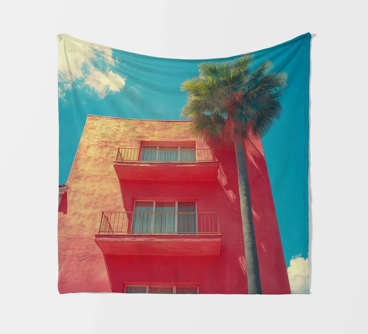 66 Fleecedecke von Pink California | Affiches & Posters