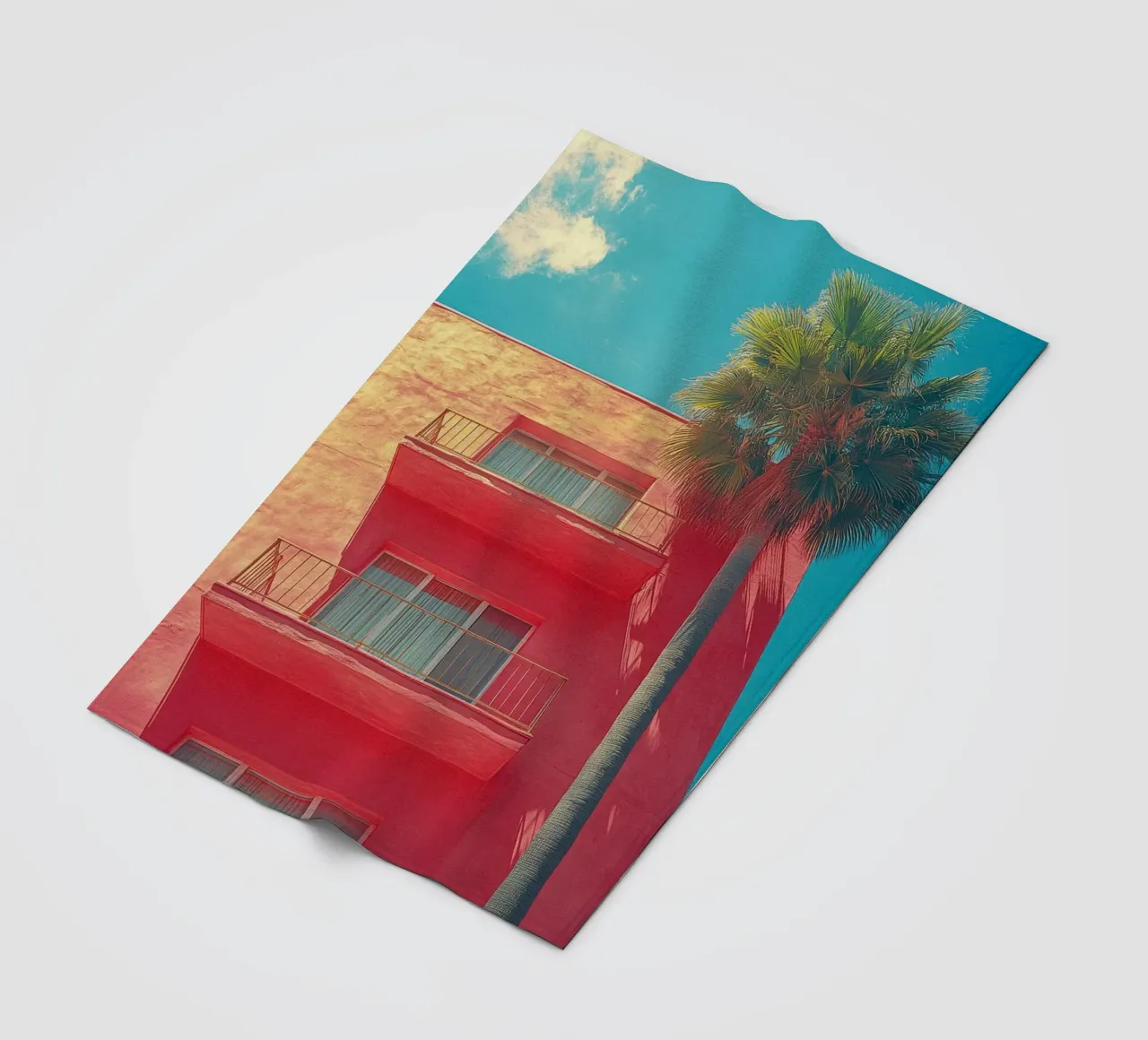 66 coperta in pile da Pink California | Affiches & Posters