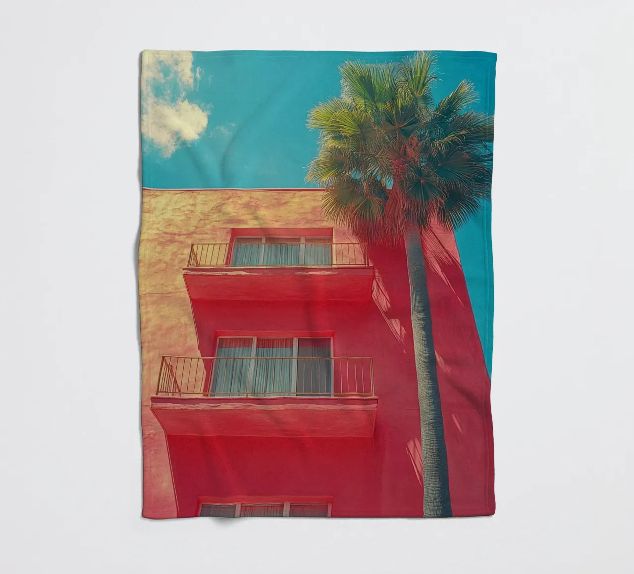 66 Fleecedecke von Pink California | Affiches & Posters