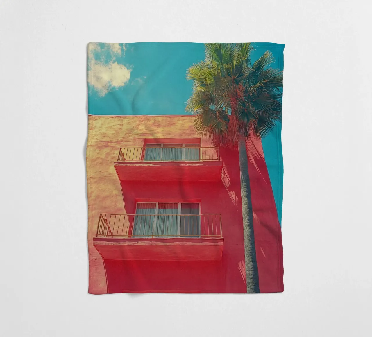 66 Fleecedecke von Pink California | Affiches & Posters