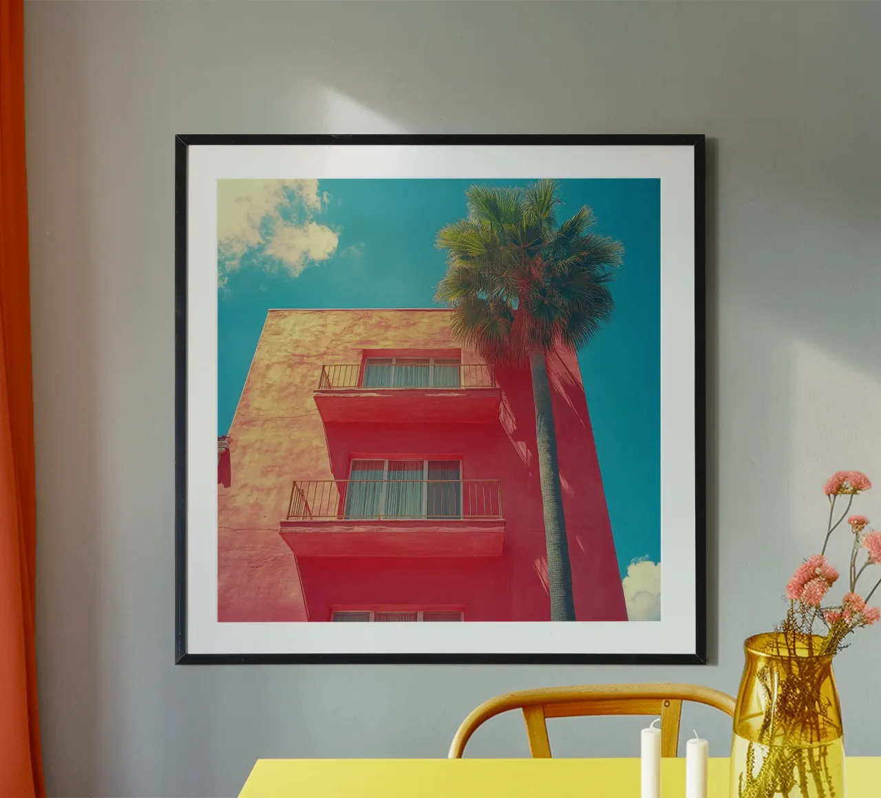 66 carta hahnemühle da Pink California | Affiches & Posters
