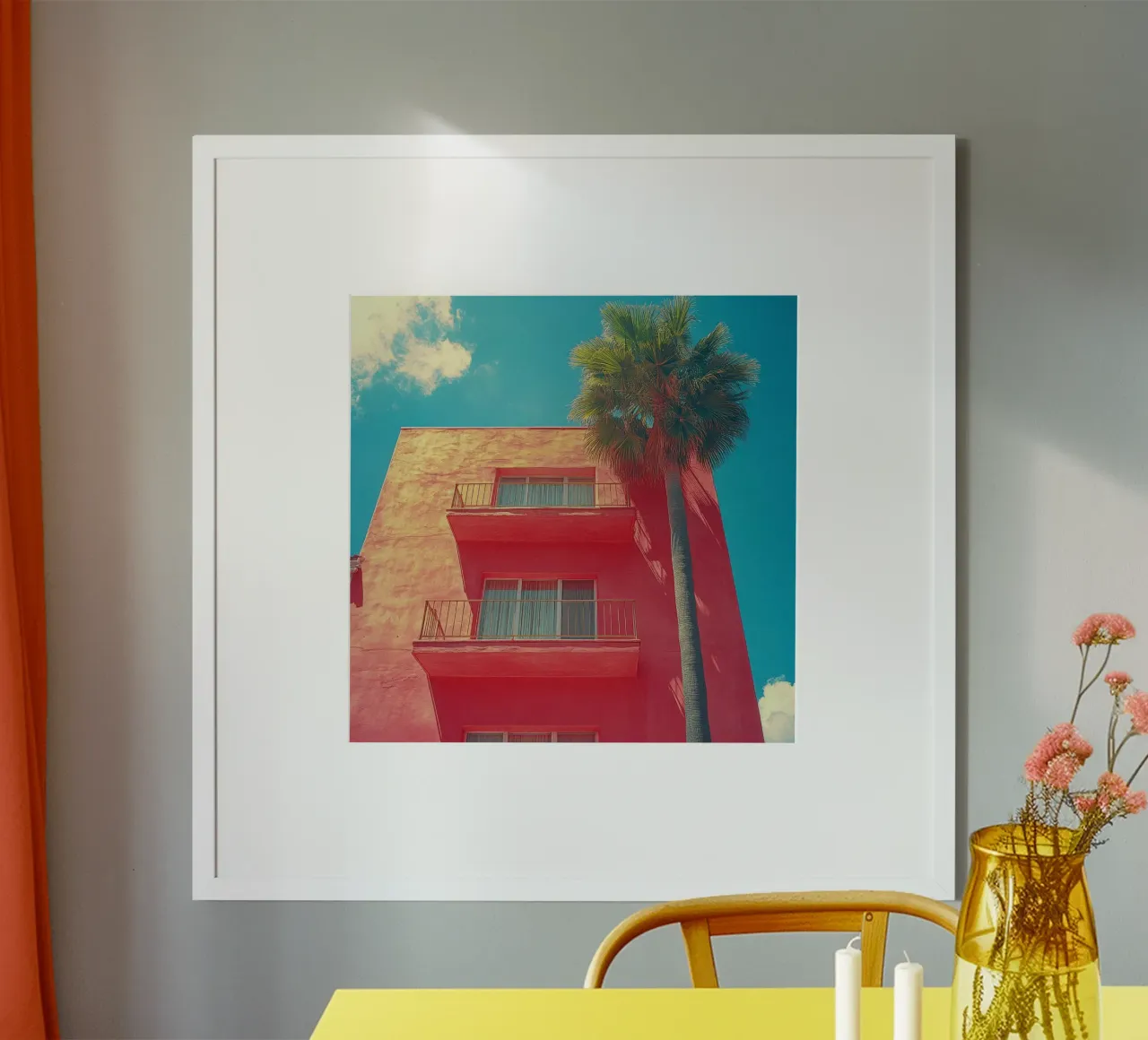 66 carta hahnemühle da Pink California | Affiches & Posters