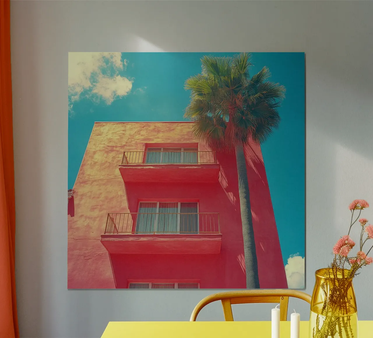 66 carta hahnemühle da Pink California | Affiches & Posters